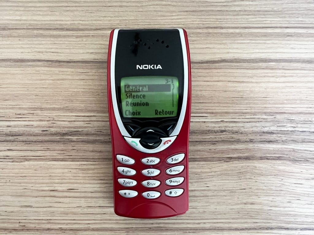 Les différents profils du Nokia 8210