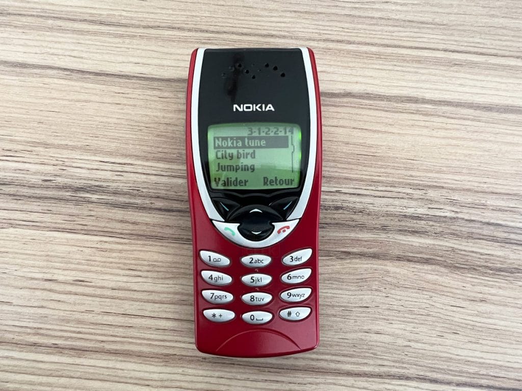 Les sonnerie du Nokia 8210