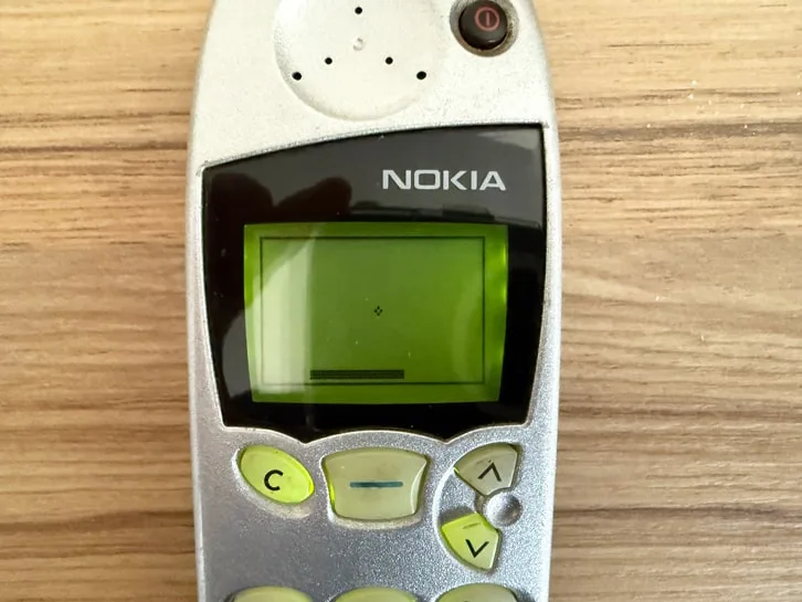 Démonstration du jeu Snake sur le Nokia 5110