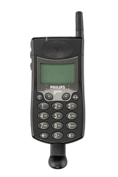 Téléphone portable Philips Génie avec son micro rétractable