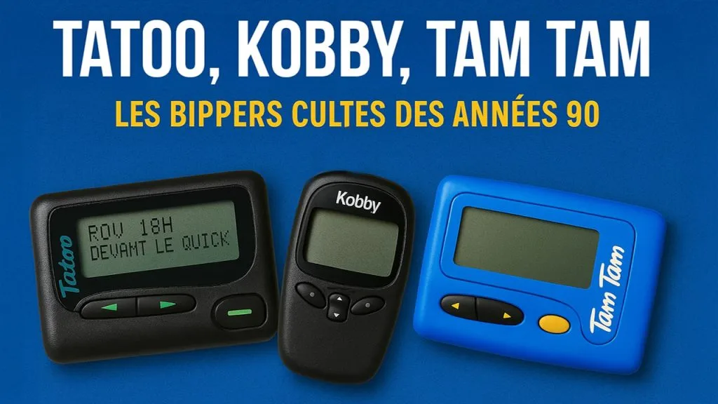 Tatoo, Tam Tam et Kobby : découvrez l'histoire des bippers en France.